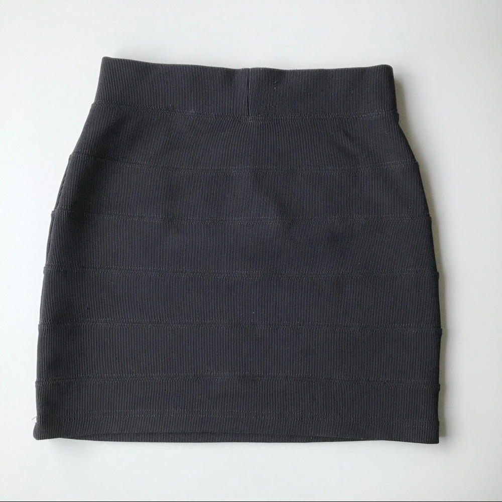 Divided Mini Black Bodycon Skirt